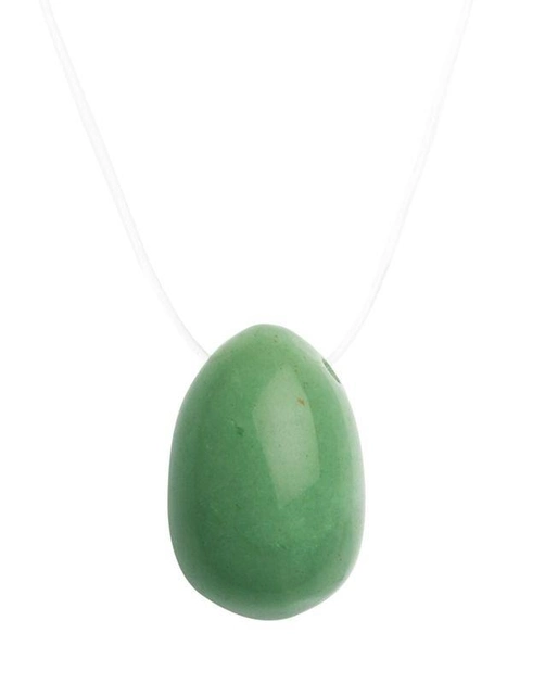 Яйце йоні з натурального каменю La Gemmes Yoni Egg L колір зелений (21789010000000000) - зображення 2