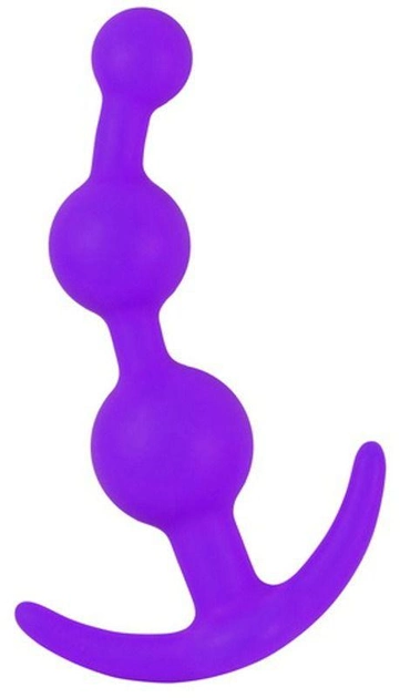Анальний стимулятор Lovetoy Lure Me Silicone Anal Plug, 14 см колір фіолетовий (16873017000000000) - зображення 2