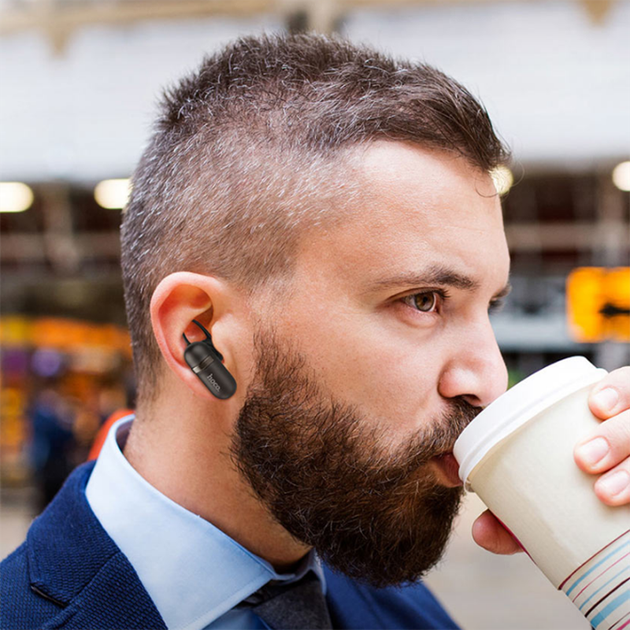 Bluetooth гарнитура HOCO E40 Чёрный - изображение 3