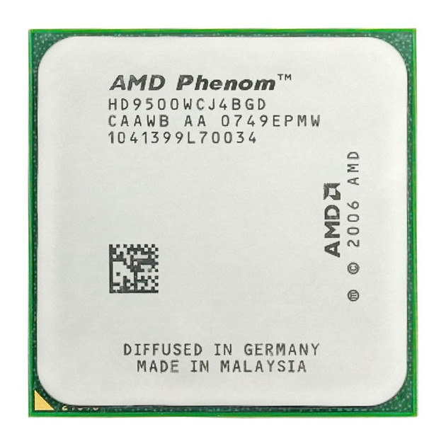 Процессор AMD Phenom X4 9500 4 Ядра, 2.2GHz, sAM2+ / AM2, Tray ...