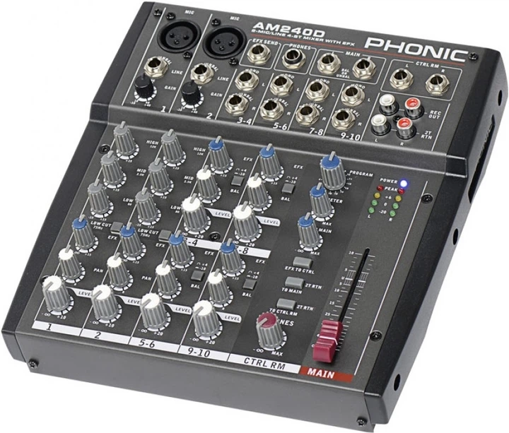 Микшерный пульт Phonic AM 240 D - изображение 2