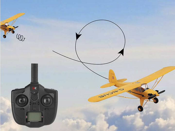 Літак тренер BauTech XK A160 RTF EPP радіокерований Жовтий (1010-131-00) - зображення 5
