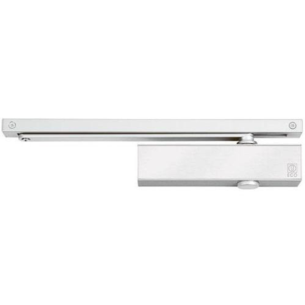 Доводчик ECO-Schulte TS-41 White SG/ES/ӦD 1-4, ковзаюча тяга, накладного типу - зображення 1
