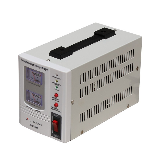 Автоматичний регулятор напруги т/м LUXEON AVR-500 VA (білий) – фото ...