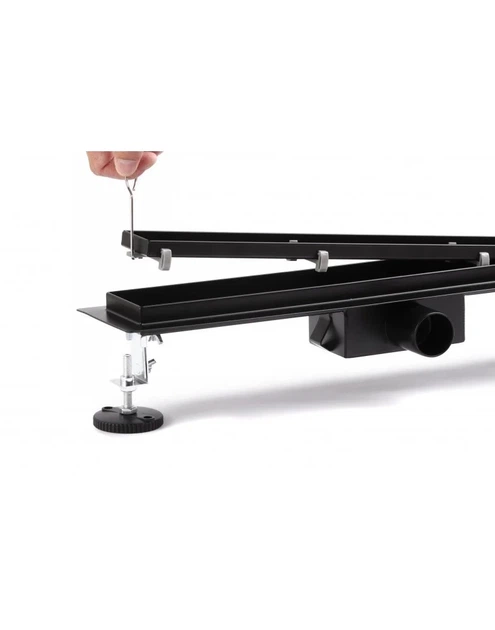 Трап для душа линейный BW-Tech Tocantins BLACK 500 мм напольный с нержавеющей стали 50х7х5,2 см - изображение 4