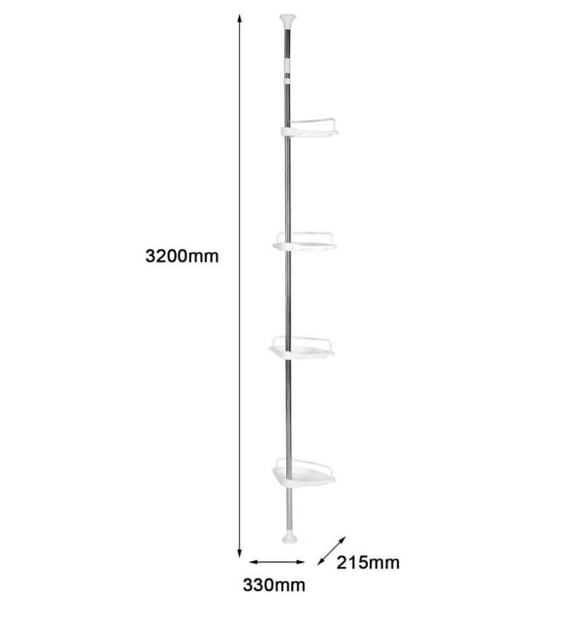 Угловая полка для ванной Multi Corner Shelf GY-188 - изображение 8