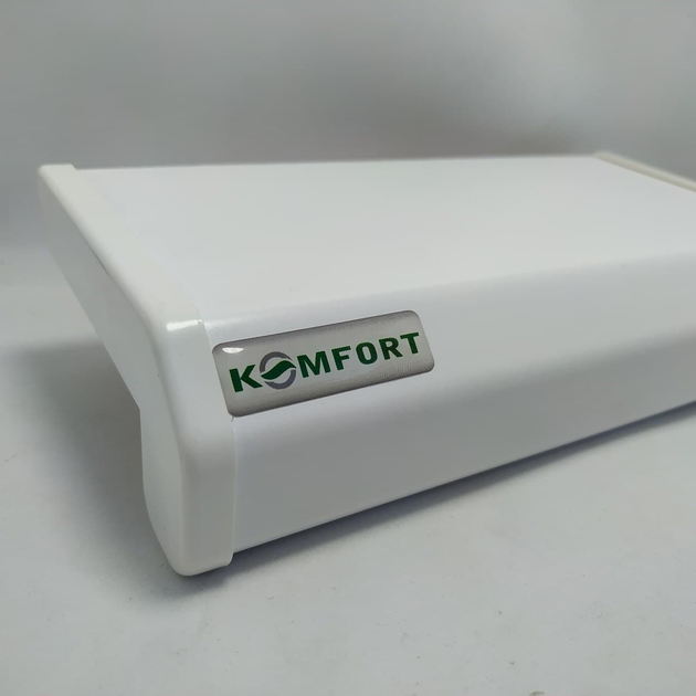 Підвіконня Danke Komfort 1000х200мм Білий матовий - зображення 1