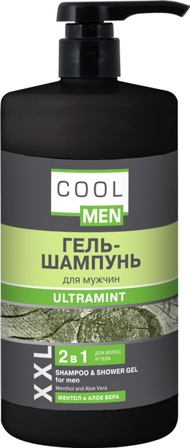 Акція на Гель-шампунь Cool Men Ultramint 1 л від Rozetka
