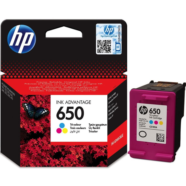 Картридж для HP DeskJet Ink Advantage 3545 HP 650 Color CZ102AE – фото ...
