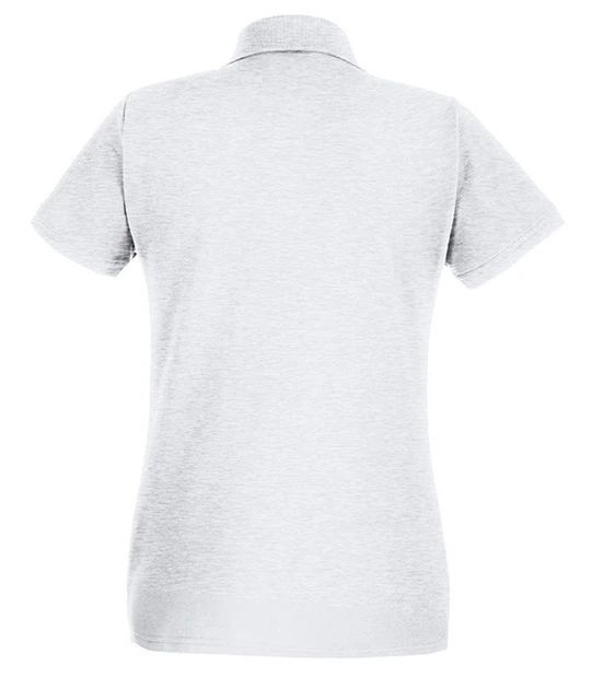 Женская тенниска поло Fruit of the Loom 2XL Пепельный (D0630300932XL) - изображение 2