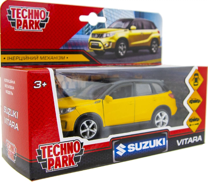 Автомодель TechnoPark Suzuki Vitara S 2015 золотой с черным