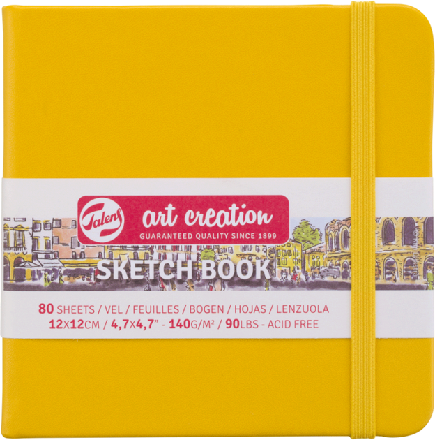 Блокнот для графики Royal Talens Art Creation 140 г/м2 12 х 12 см 80 листов Golden Yellow (8712079451684) - Фото 1 Блокнот для графики Royal Talens Art Creation 140 г/м2 12 х 12 см 80 листов Golden Yellow (8712079451684) - изображение 1