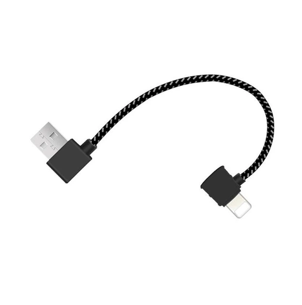 Кабель угловой Primolux Lightning - USB для квадрокоптера Xiaomi Fimi X8 SE - Black - Фото 3 Кабель угловой Primolux Lightning - USB для квадрокоптера Xiaomi Fimi X8 SE - Black - изображение 3