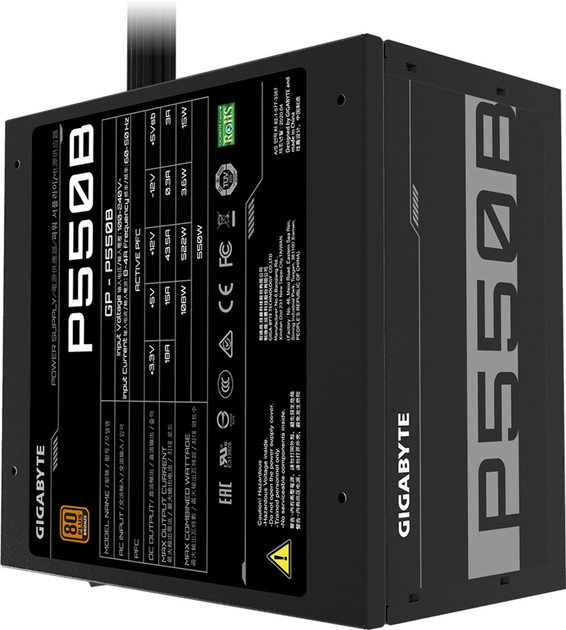 Блок питания Gigabyte P550B 80+ - изображение 5