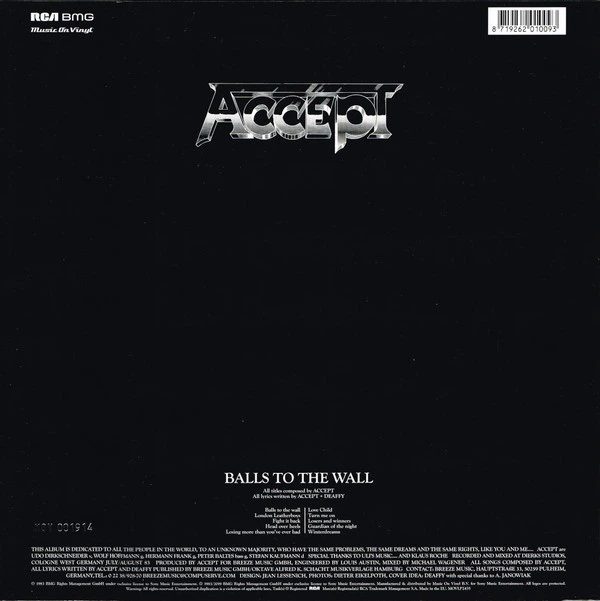 ACCEPT – Balls To The Wall - изображение 2