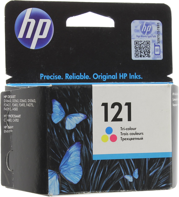Картридж для HP DeskJet F2483 HP 121 Color CC643HE – фото, отзывы ...
