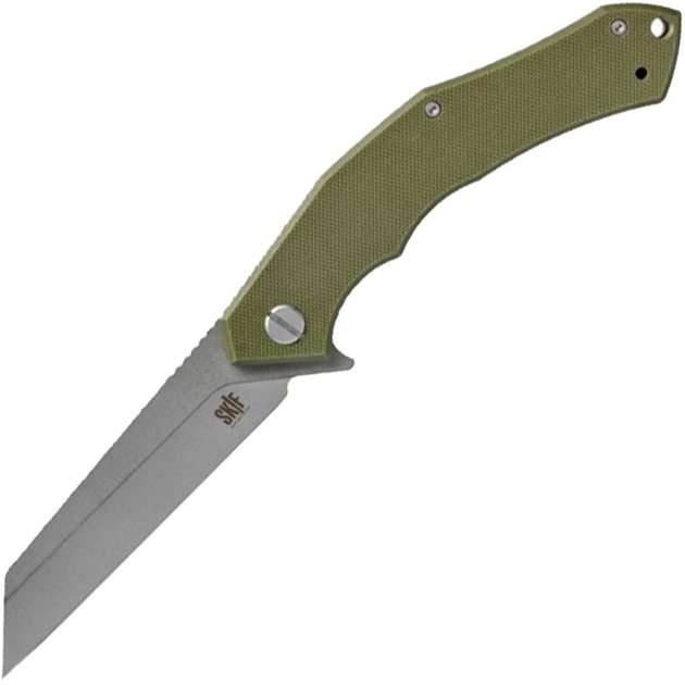Нож складной SKIF Eagle SW (длина: 230мм, лезвие: 95мм), оливковый - изображение 1