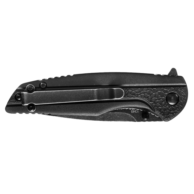 Нож складной Kershaw Pushrod (длина: 178мм, лезвие: 77мм), черный - изображение 2