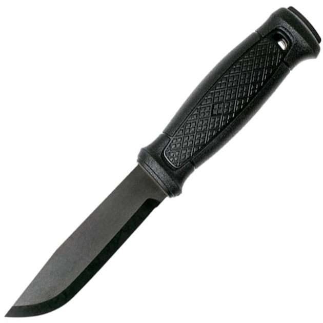 Нож фиксированный Mora Garberg C (длина: 229мм, лезвие: 109мм, черное), черный, ножны пластик - изображение 1