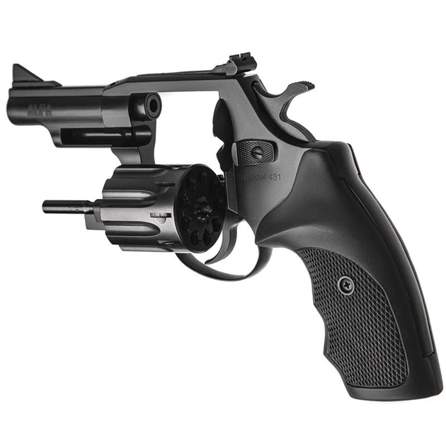 Револьвер под патрон Флобера Alfa 431 (3.0", 4.0мм), ворон-пластик - изображение 2
