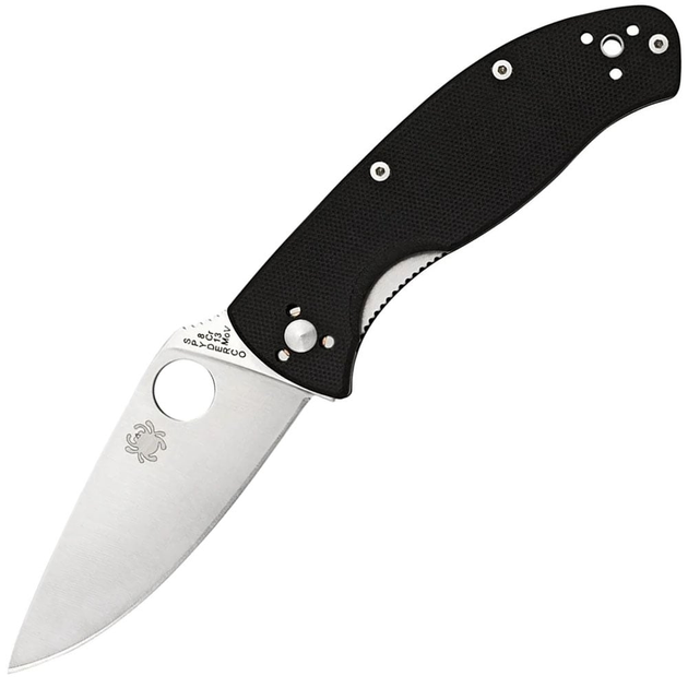 Нож складной Spyderco Tenacious (длина: 197мм, лезвие: 86мм), черный - изображение 1