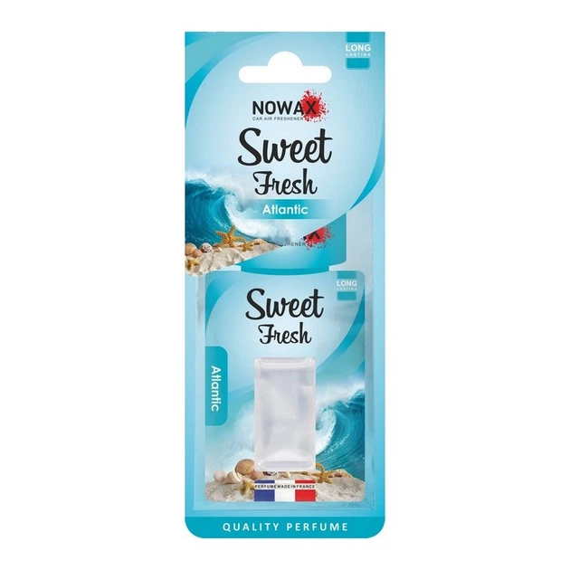 Ароматизатор мембранний 5 мл Nowax Sweet Fresh Atlantic (NX07720) - Фото 1 Ароматизатор мембранний 5 мл Nowax Sweet Fresh Atlantic (NX07720) - зображення 1
