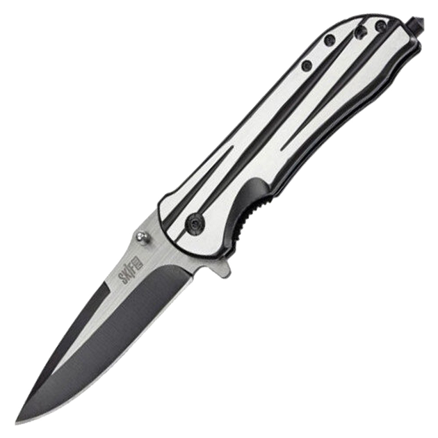 Нож складной SKIF Plus Bolid (длина: 212мм, лезвие: 89мм, черное), стальной - изображение 1