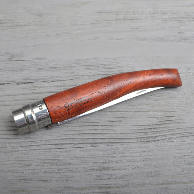 Нож складной Opinel Effiles №10 (длина: 225мм, лезвие: 100мм), дерево бубинга - изображение 2