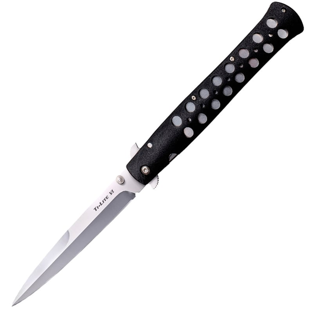 Нож складной Cold Steel Ti-Lite 6 (длина: 330мм, лезвие: 152мм), черный - изображение 1