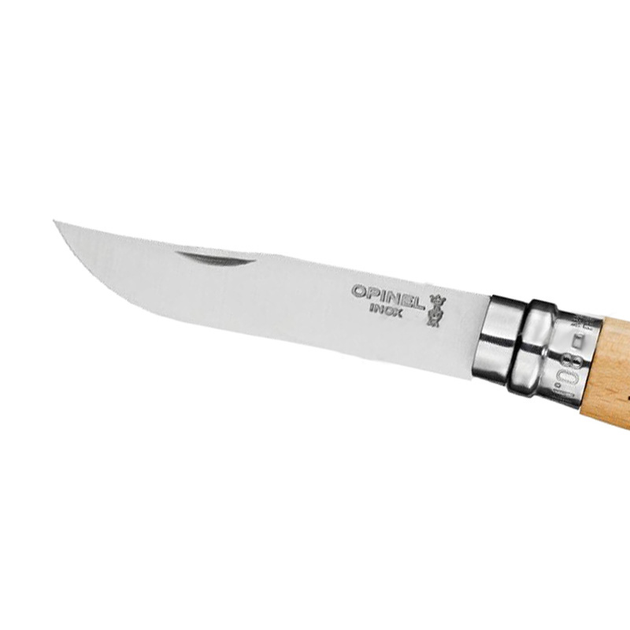 Ніж складаний Opinel №8 VRI Tour de France 2020 Engraved (довжина: 190мм, лезо: 85мм), бук - зображення 2