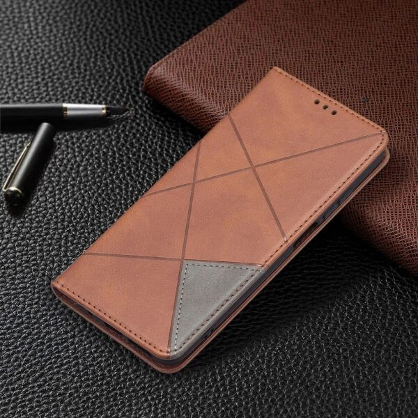 Чехол UniCase Geometric Pattern для Xiaomi Redmi 10 / 10 (2022) / 10 Prime - Coffee - изображение 5