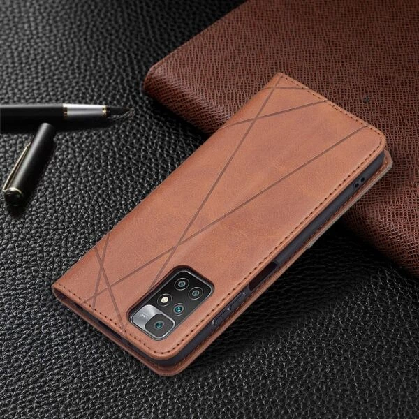 Чехол UniCase Geometric Pattern для Xiaomi Redmi 10 / 10 (2022) / 10 Prime - Coffee - изображение 6