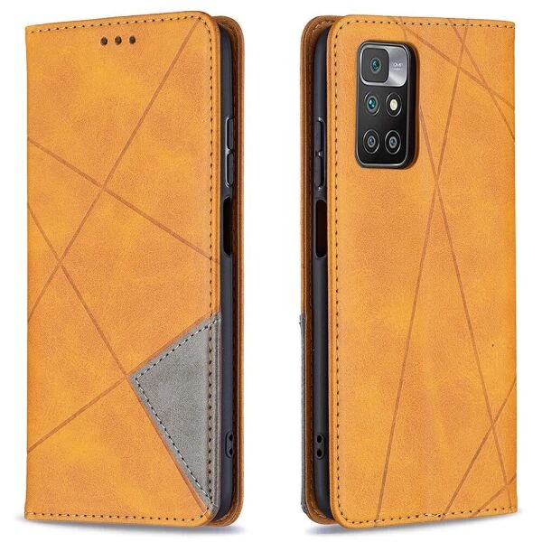 Чохол UniCase Geometric Pattern для Xiaomi Redmi 10 / 10 (2022) / 10 Prime - Brown - зображення 2