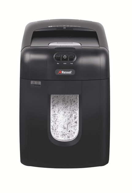 Уничтожитель документов Rexel Auto 448х312х430 мм чорний (2102559EUA) - зображення 4