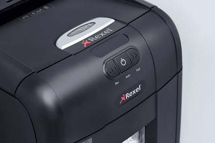 Уничтожитель документов Rexel Auto 448х312х430 мм чорний (2102559EUA) - зображення 5