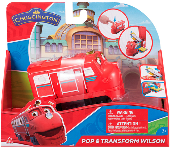 Паровозик Chuggington Чаггингтон Играй и трансформируй Вилсон (EU890101 ...
