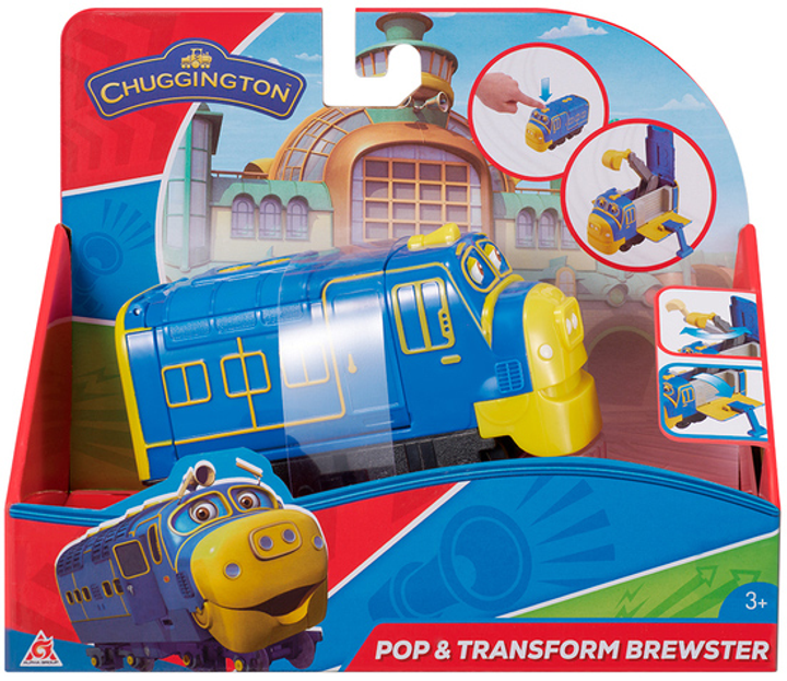 Паровозик Chuggington Чаггингтон Играй и трансформируй Брюстер ...