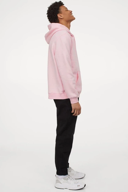 Худі Relaxed Fit H&M XL Світло-рожевий (0685814033) - зображення 2