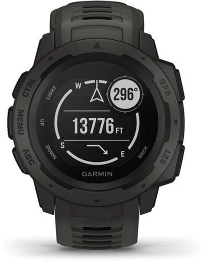 Спортивні годинник Garmin Instinct Graphite (010-02064-00) - Фото 3 Спортивні годинник Garmin Instinct Graphite (010-02064-00) - зображення 3