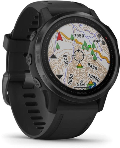 Garmin Fenix 6S Pro Black with Black Silicone Band (010-02159-13) - изображение 2