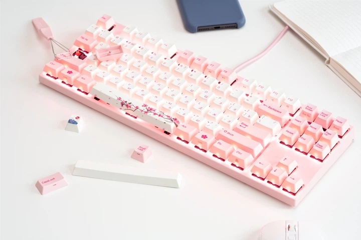 Клавиатура проводная Varmilo VA87M Sakura Cherry MX Brown USB