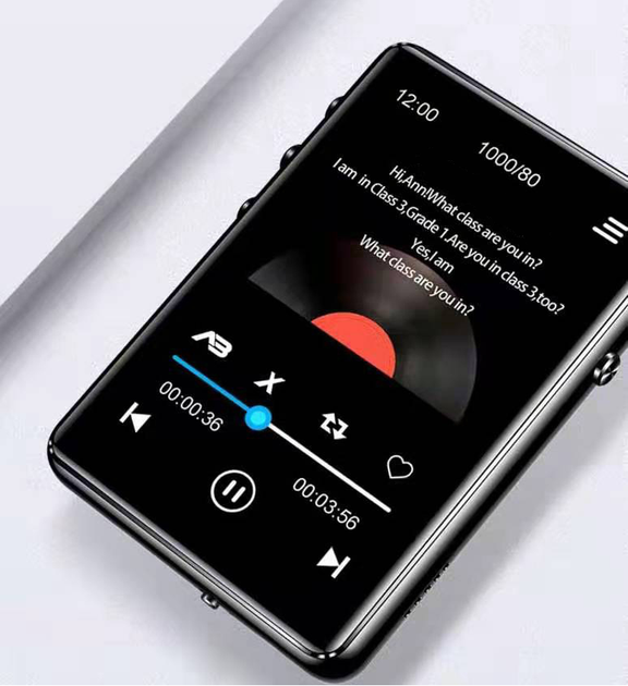 MP3 плеєр Mahdi X65 2,8" Bluetooth 5.0 Hi-Fi 16Gb із зовнішнім динаміком металевий - зображення 6