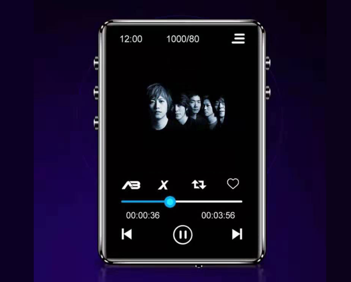 MP3 плеєр Mahdi X65 2,8" Bluetooth 5.0 Hi-Fi 16Gb із зовнішнім динаміком металевий - зображення 9