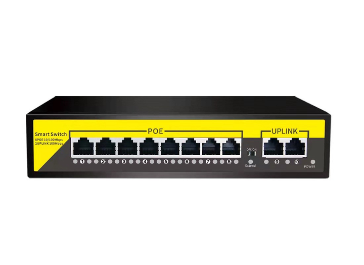 POE Коммутатор (Свитч) Diewu 48v 10 портов (8poe+2uplink) – фото ...
