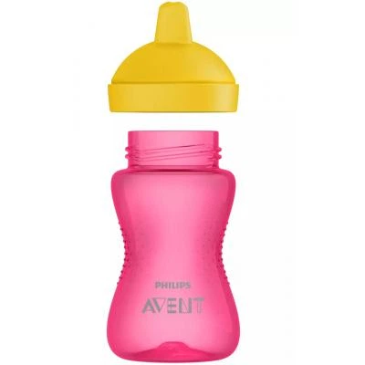 Поїльник-непроливайка Philips AVENT з твердим носиком Рожева 300 мл (SCF804/04) - зображення 2