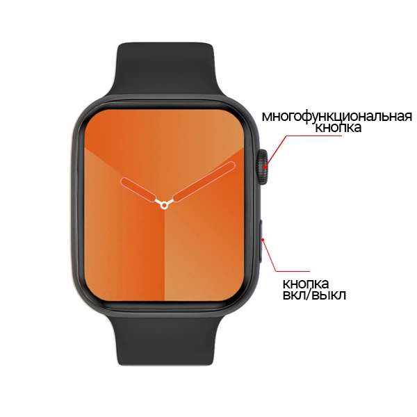 Умные смарт часы Smart Watch PL-6 PRO Max, голосовой вызов, температура тела, тонометр, оксиметр, режим спорт, прогноз погоды, для мужчин и женщин, чёрные (000438634) - изображение 3