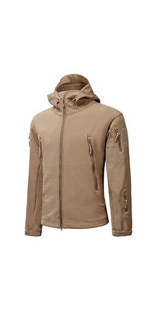 Куртка мужская SoftShell Песок XXL 5677765 - изображение 2