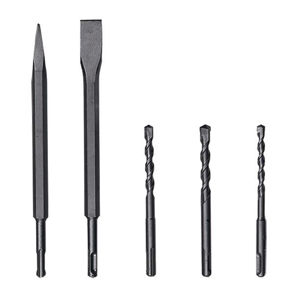Перфоратор rt-rh 32, 1250 Вт, 3,5 Дж, кейс, 3 бури і 2 долоти, 6.1 кг Einhell (4258440) - зображення 2