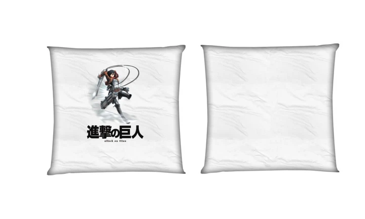 Подушка Атака Титанов (Attack On Titans) 22 квадратная двухсторонняя стандарт 35 х 35 см - MyTee - Фото 1 Подушка Атака Титанов (Attack On Titans) 22 квадратная двухсторонняя стандарт 35 х 35 см - MyTee - изображение 1