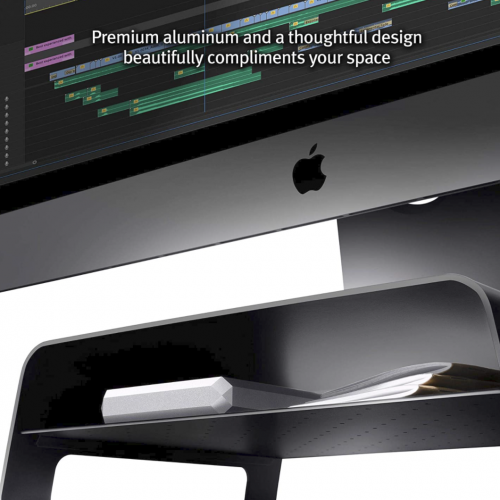 Подставка Twelve South Curve Riser Monitor Stand Matte Black (12